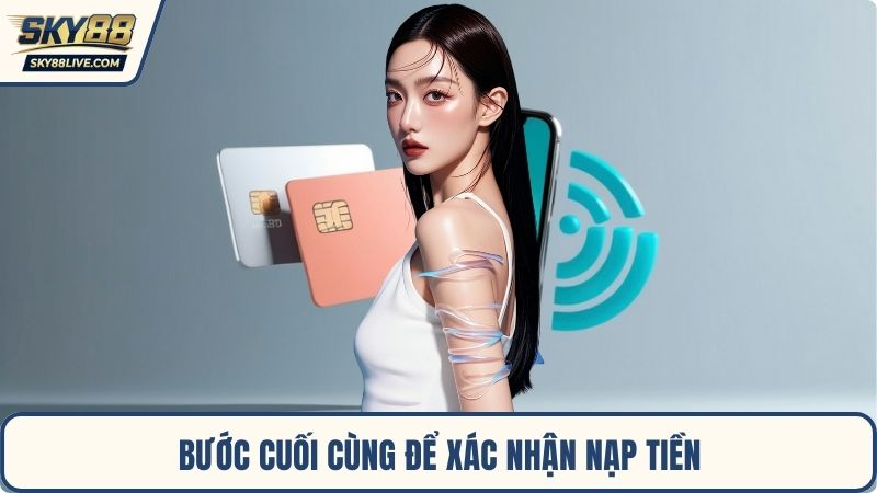 Bước cuối cùng để xác nhận nạp tiền